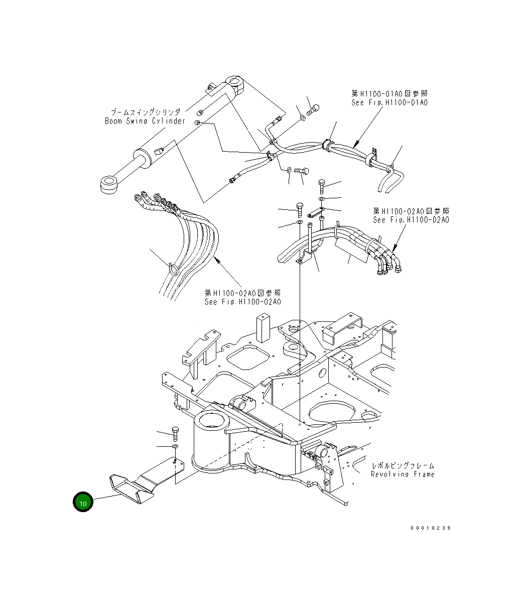 Крышка 22M-62-21581  Komatsu