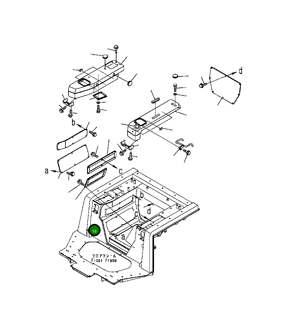 Крышка 14X-54-26410 Komatsu