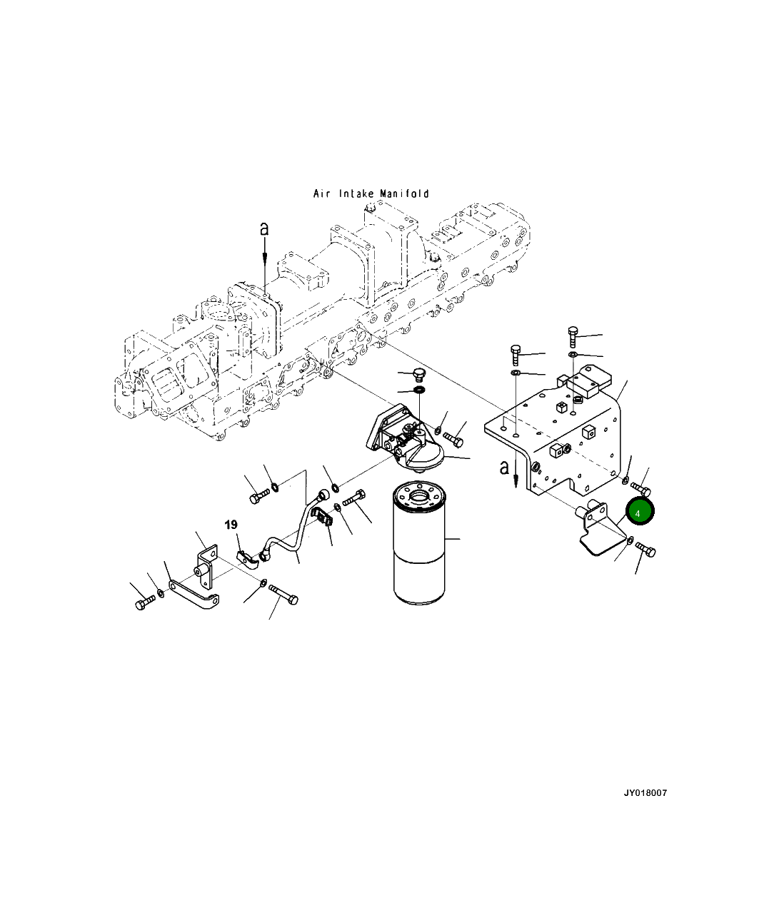 Крышка 6262-71-6440 Komatsu