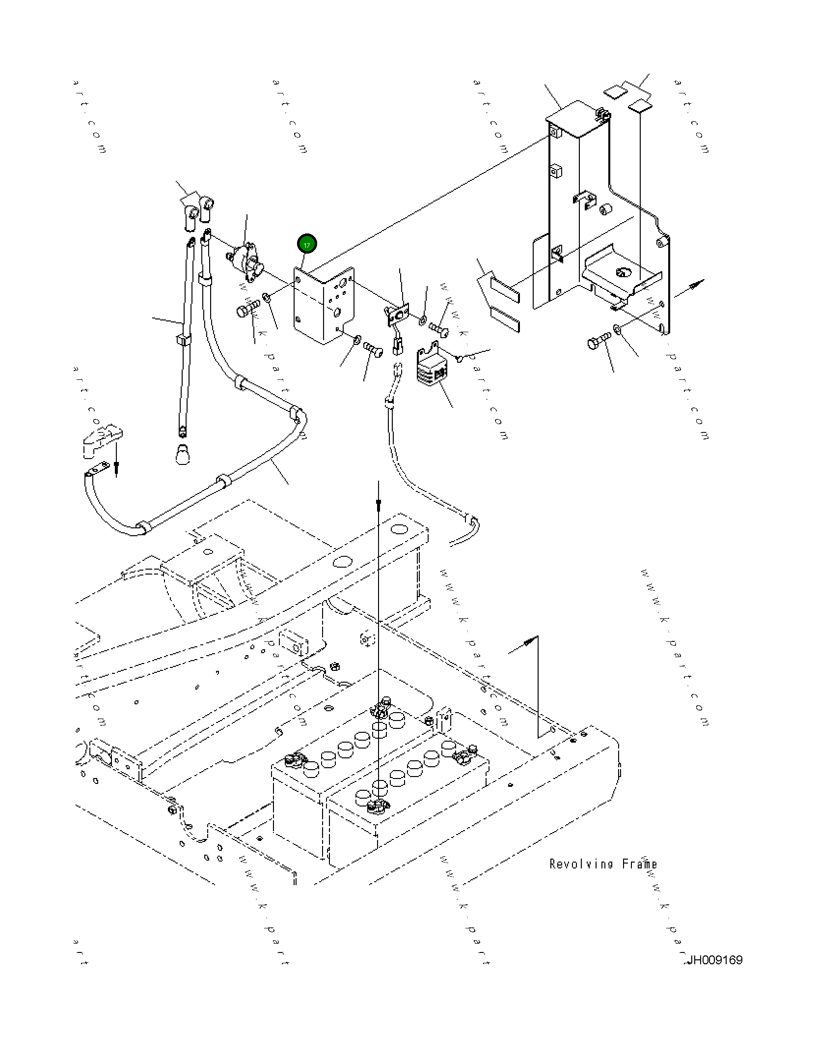 Крышка 21K-06-41191 Komatsu