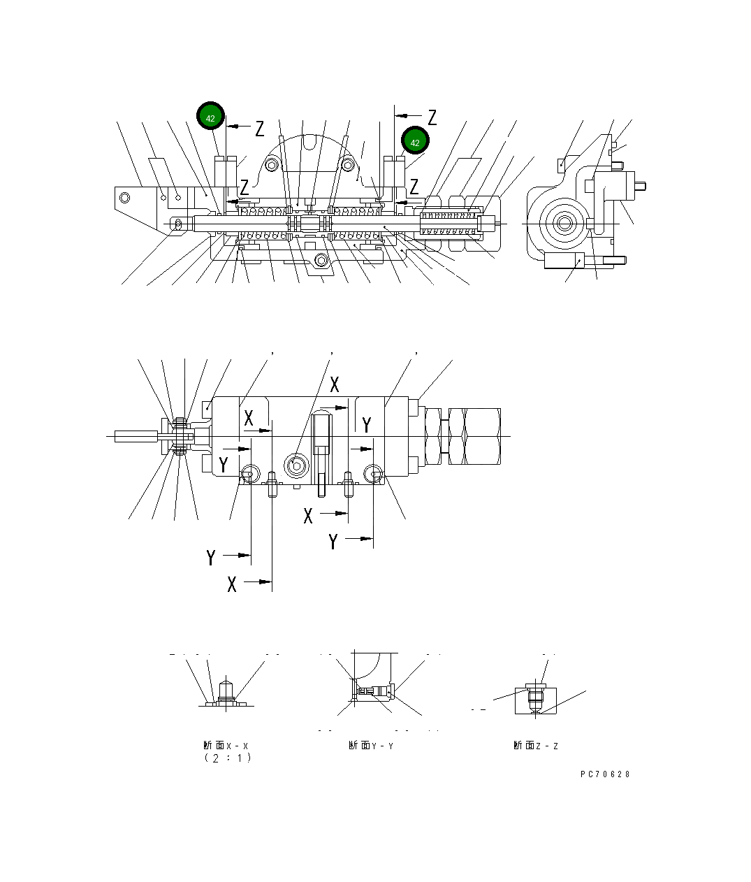 Болт 01252-30532 Komatsu