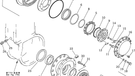 Кольцо уплотнительное (O-Ring) 170-09-17110 Komatsu