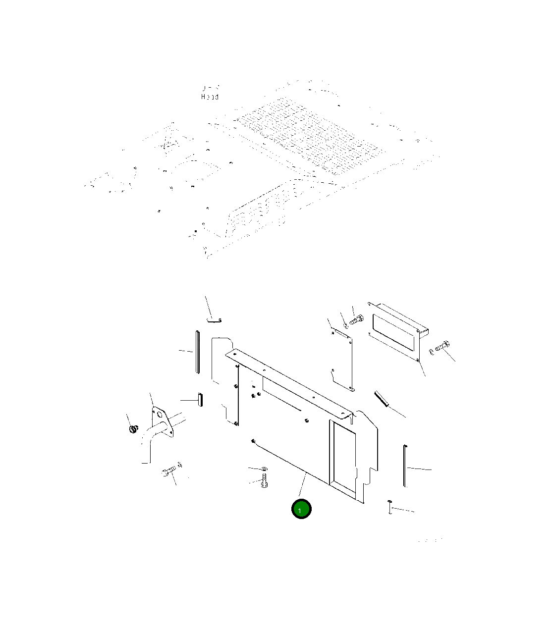 Крышка 423-54-62511 Komatsu