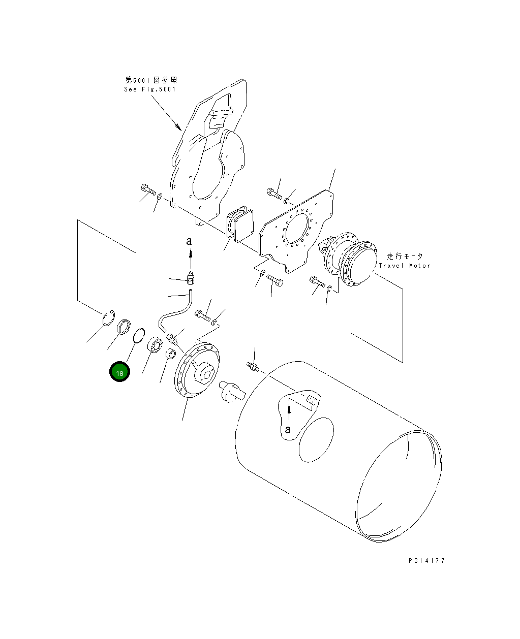 Кольцо уплотнительное (O-Ring) 266-09-11120  Komatsu