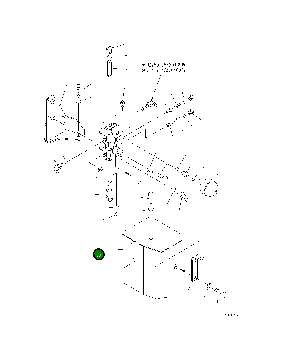 Крышка 175-61-71181 Komatsu