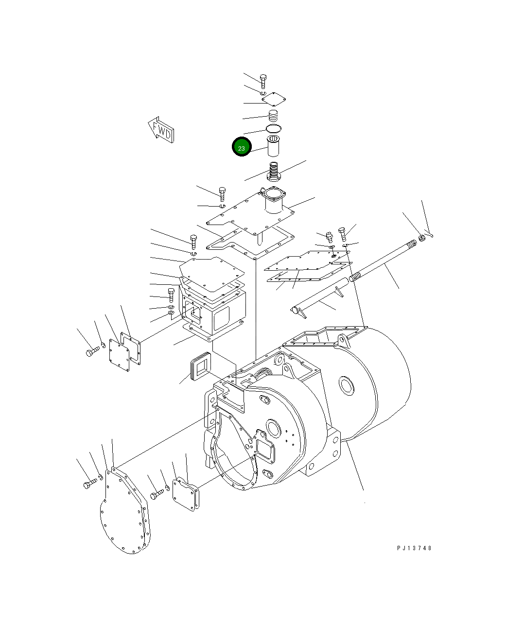 Кольцо уплотнительное (O-Ring) 07000-13110 Komatsu