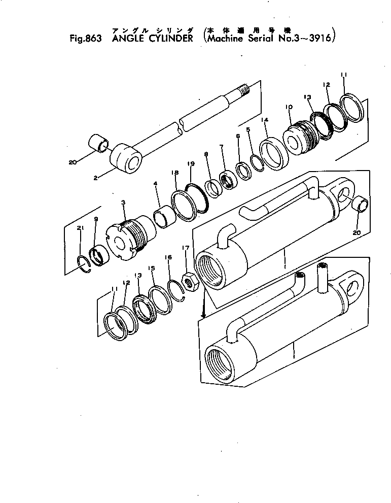 Кольцо 381-972429-1  Komatsu