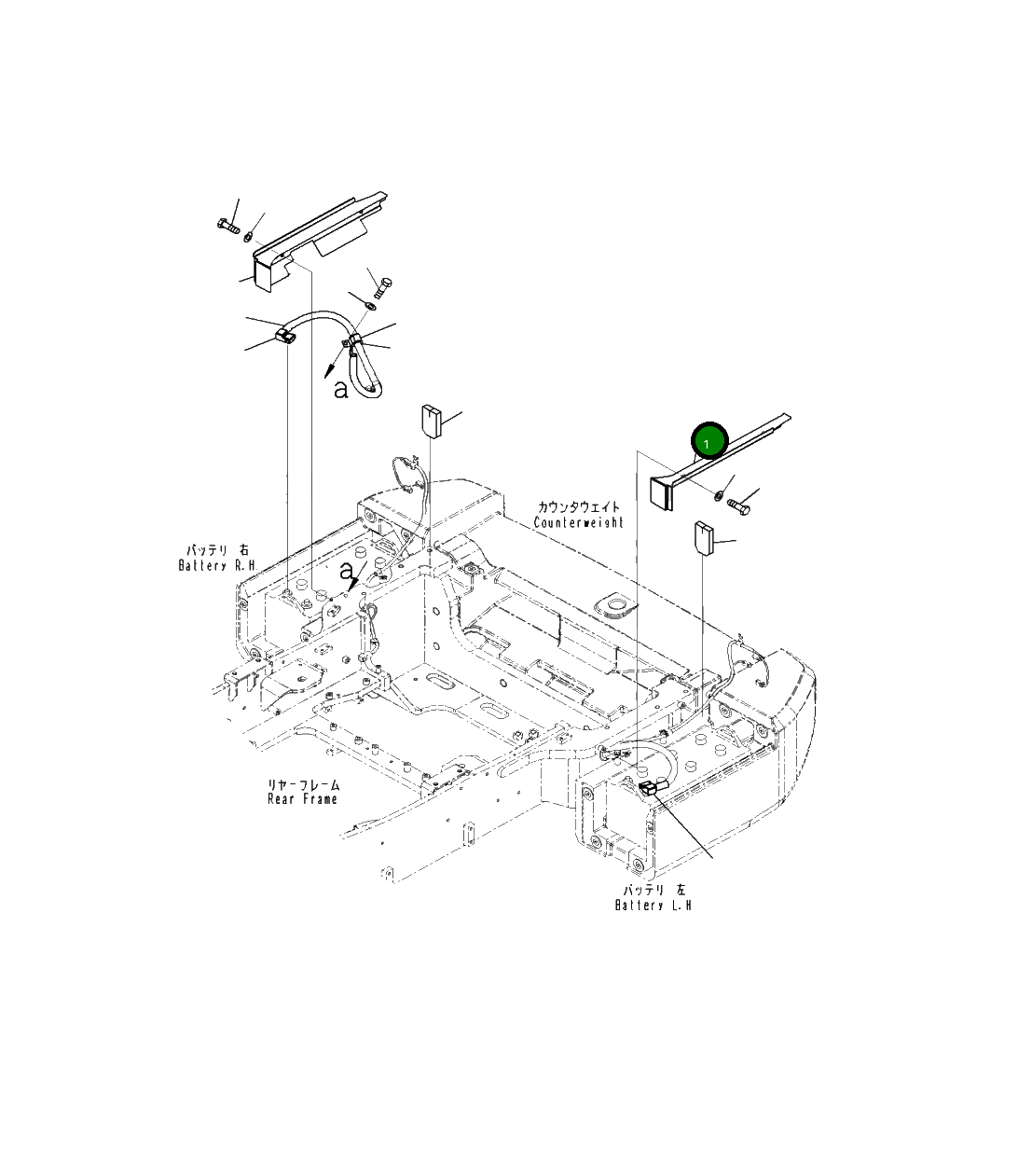 Крышка 421-06-51350 Komatsu