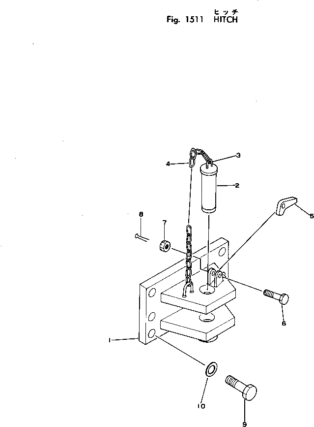 Болт 01040-62465  Komatsu