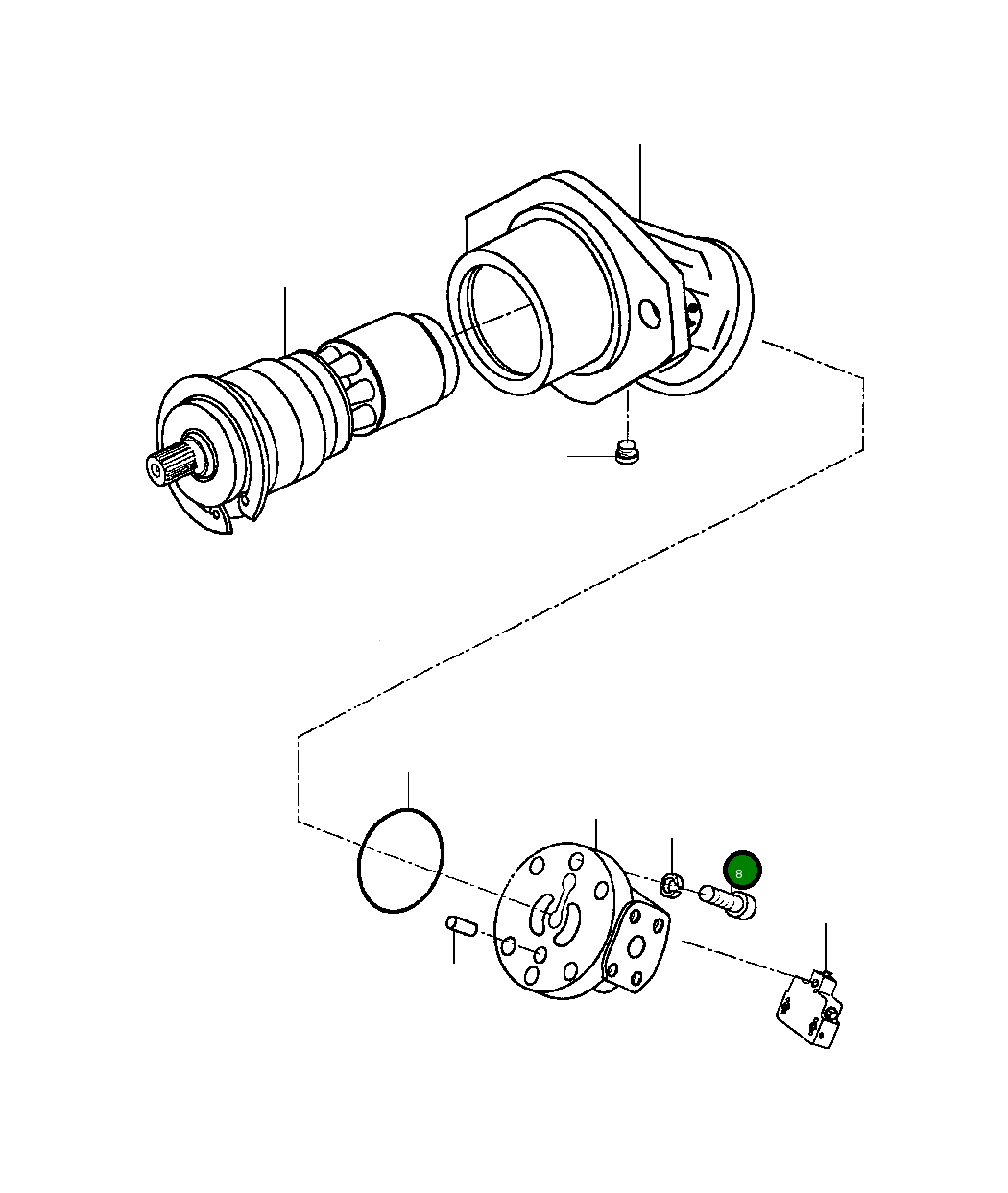 Болт 930 265 R1 Komatsu