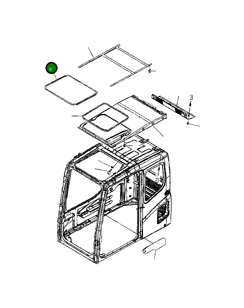 Крышка 20Y-54-53242 Komatsu