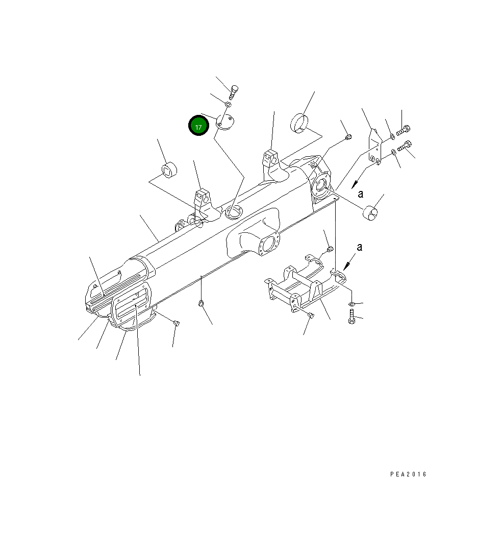 Крышка 14Y-30-11276 Komatsu