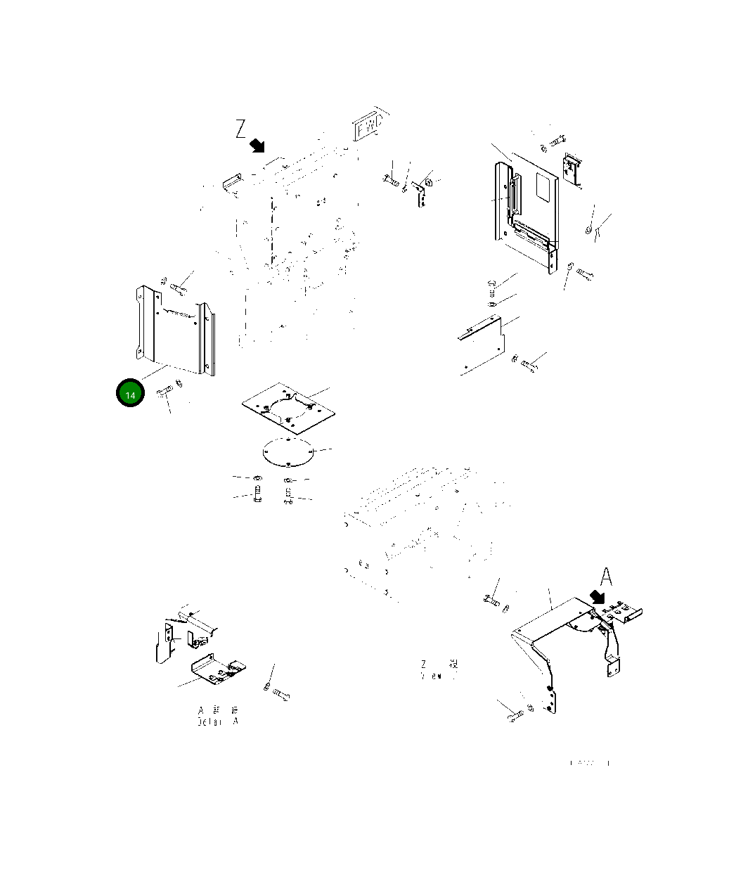 Крышка 419-02-62691  Komatsu