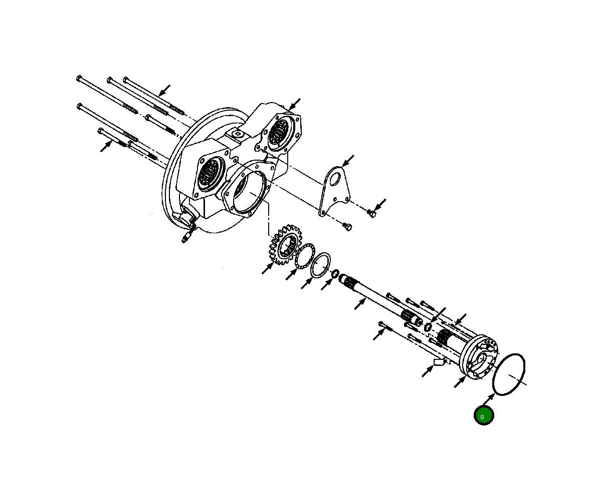 Кольцо уплотнительное (O-Ring) 53 061  Komatsu