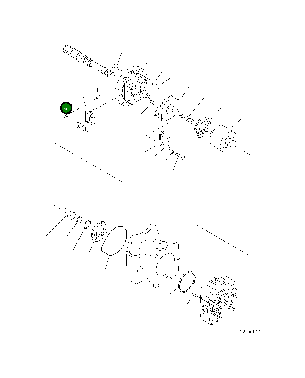 Болт 01010-30816 Komatsu