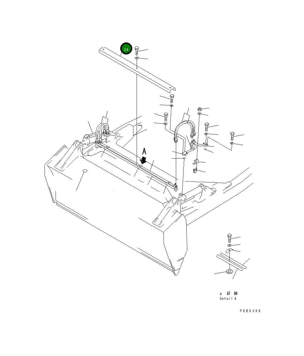 Крышка 154-922-3340 Komatsu