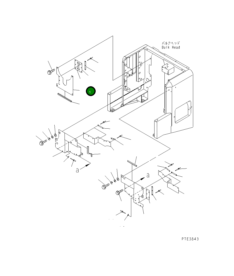 Крышка 425-54-13662 Komatsu
