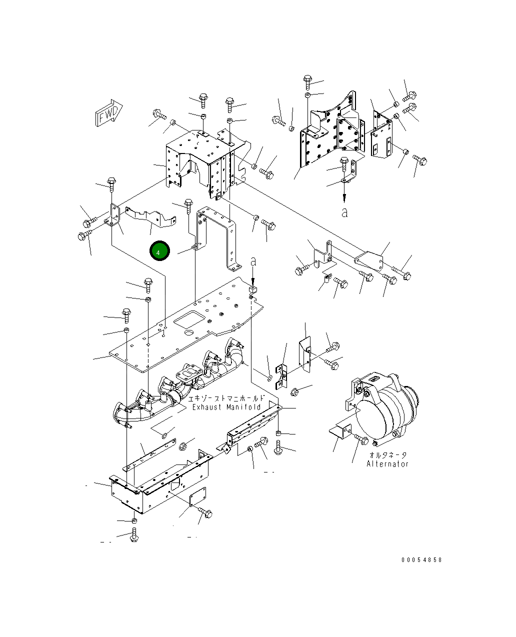 Крышка 6745-11-5940 Komatsu