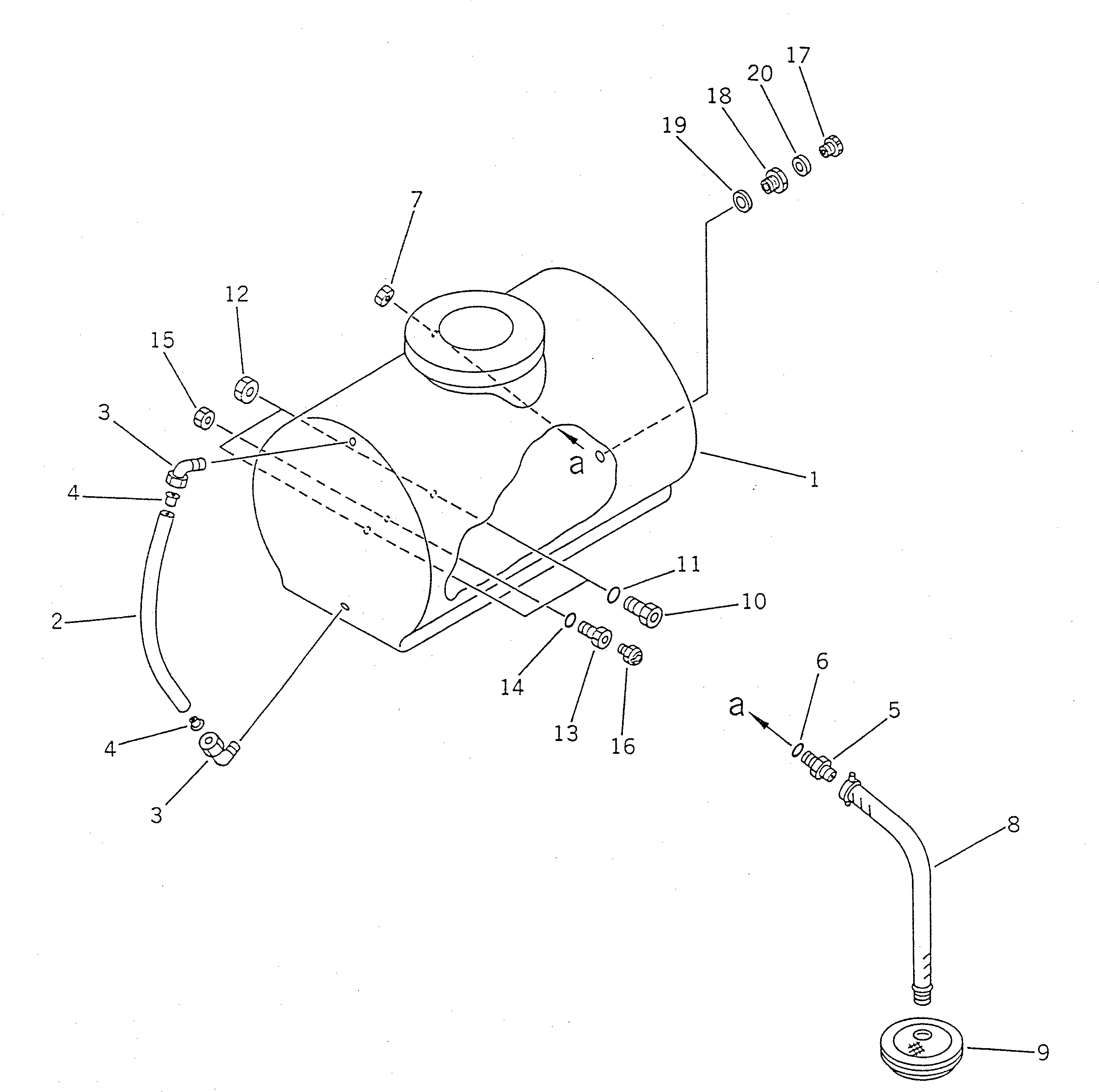 Кольцо уплотнительное (O-Ring) 41K-S92-1990 Komatsu