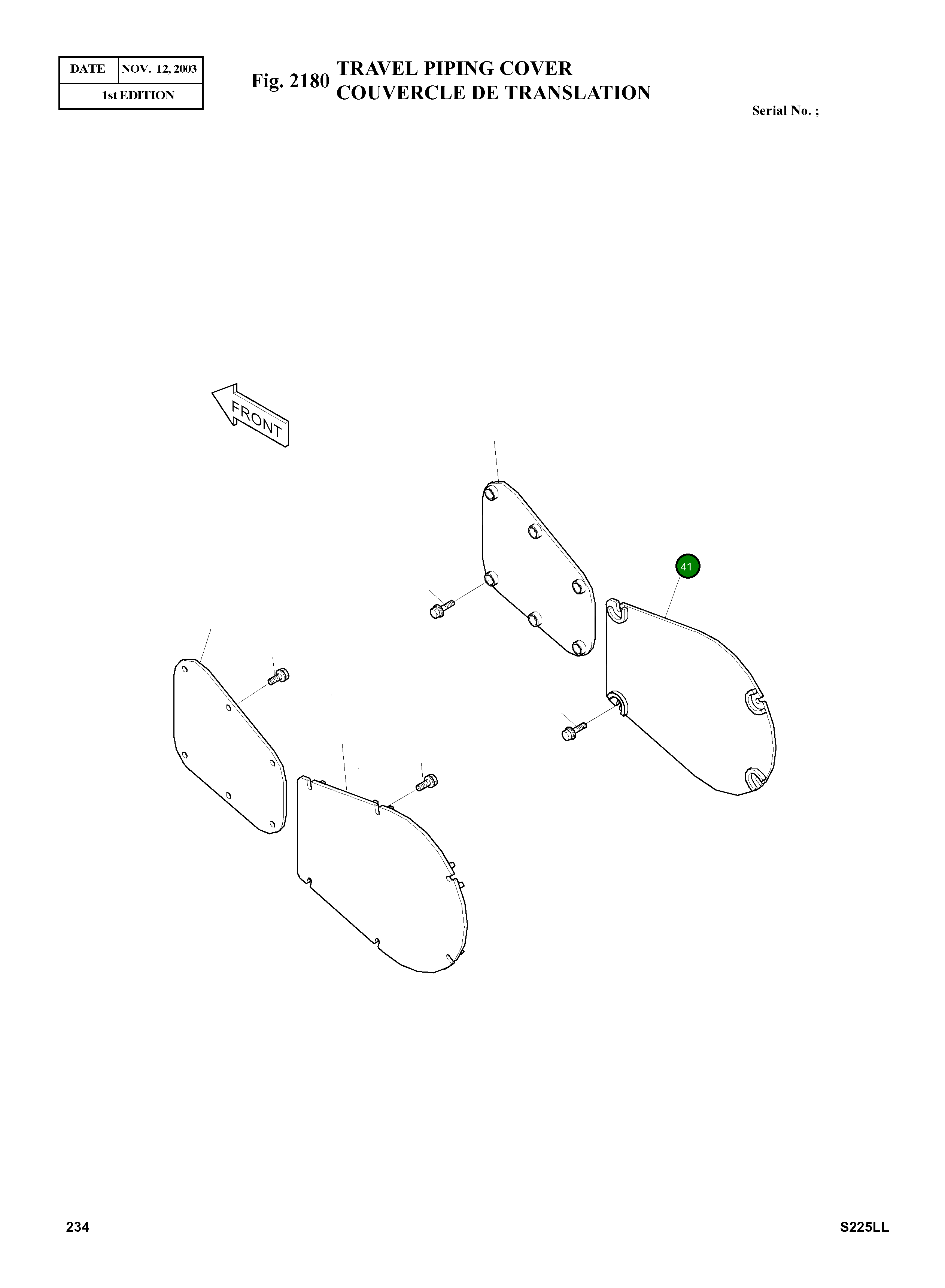 Крышка 2627-1865 Komatsu