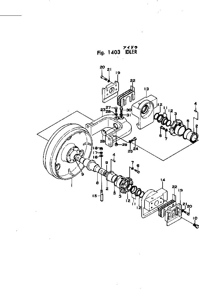 Болт 01081-01400  Komatsu