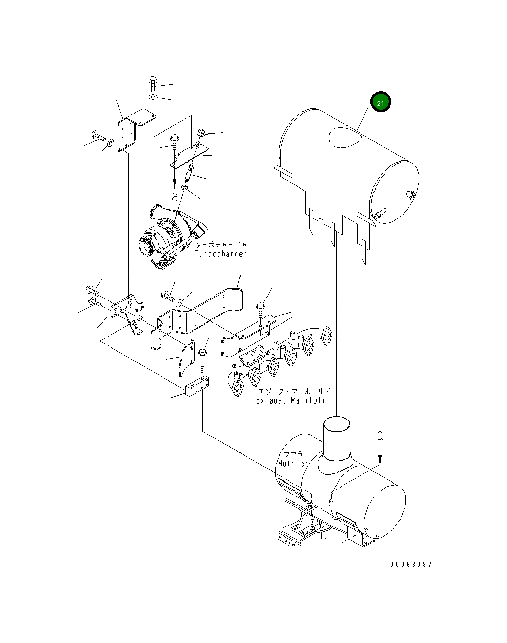 Крышка 6754-81-5830 Komatsu