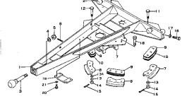 Направляющая 234-70-11151 Komatsu