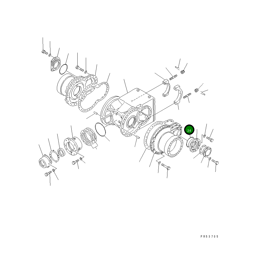 Кольцо уплотнительное (O-Ring) 234-22-31350  Komatsu