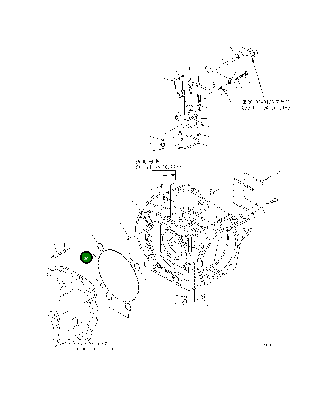 Кольцо уплотнительное (O-Ring) 19M-09-11550 Komatsu