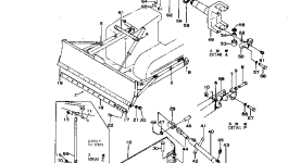 Отвал в сборе 101-71-00022 Komatsu