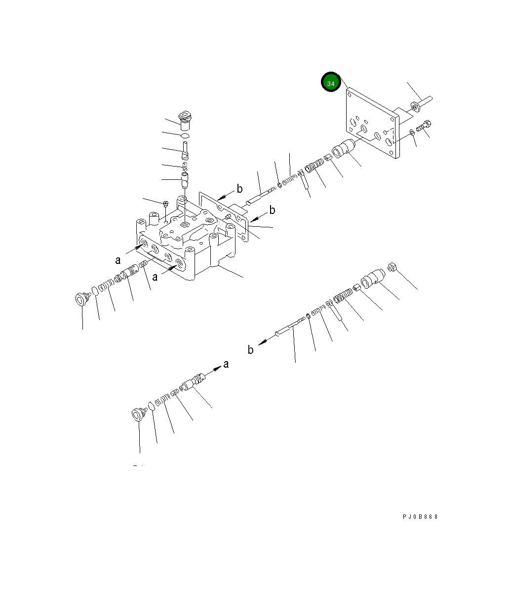 Крышка 14X-40-11411 Komatsu