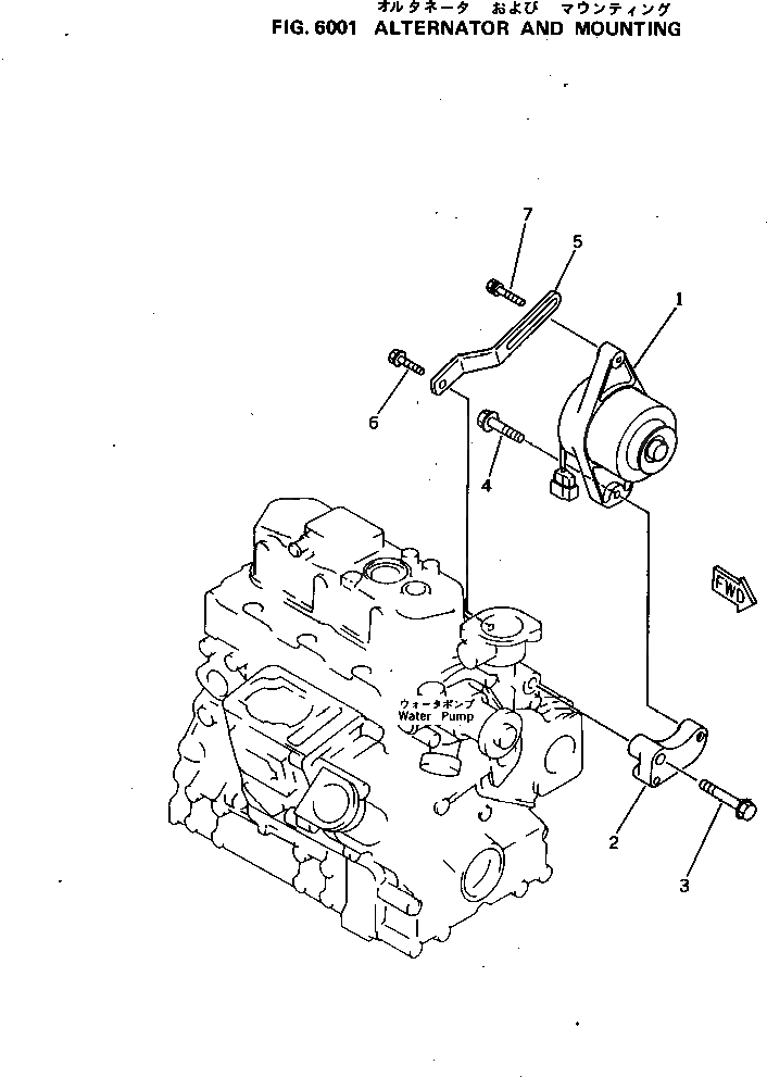 Болт YM26106-100602 Komatsu