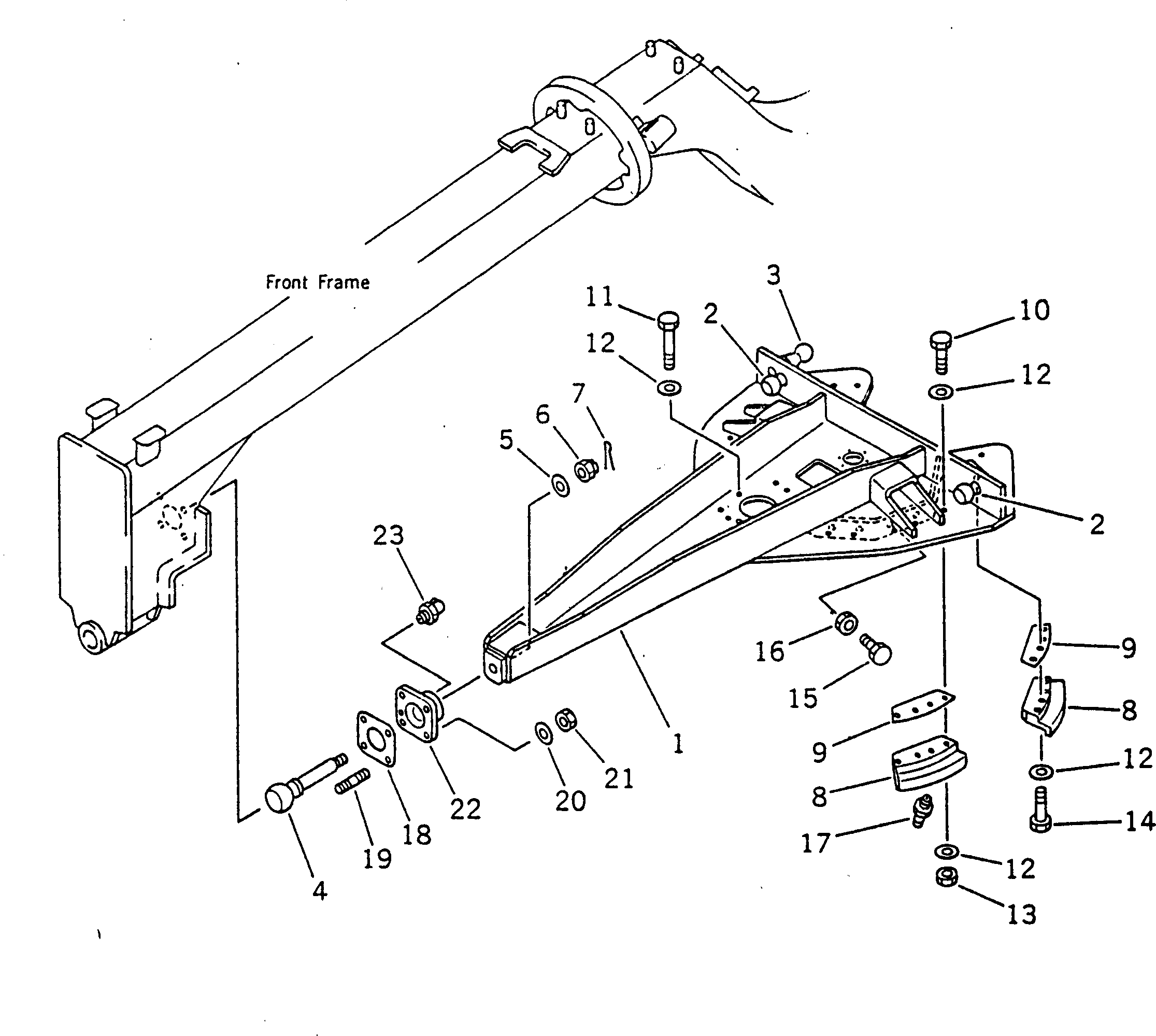 Болт 01011-82035 Komatsu