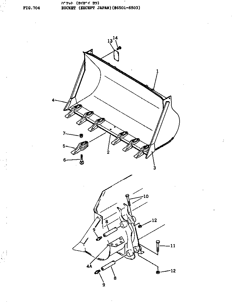 Болт 135-70-34120  Komatsu