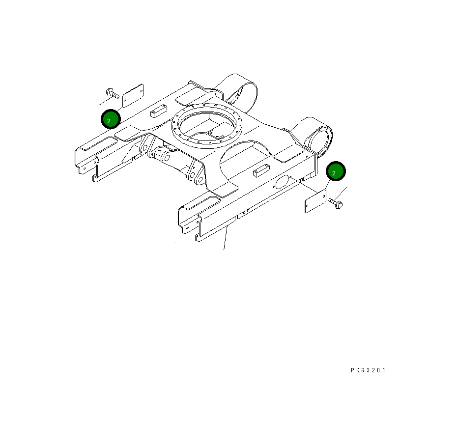 Крышка 20M-30-81851 Komatsu