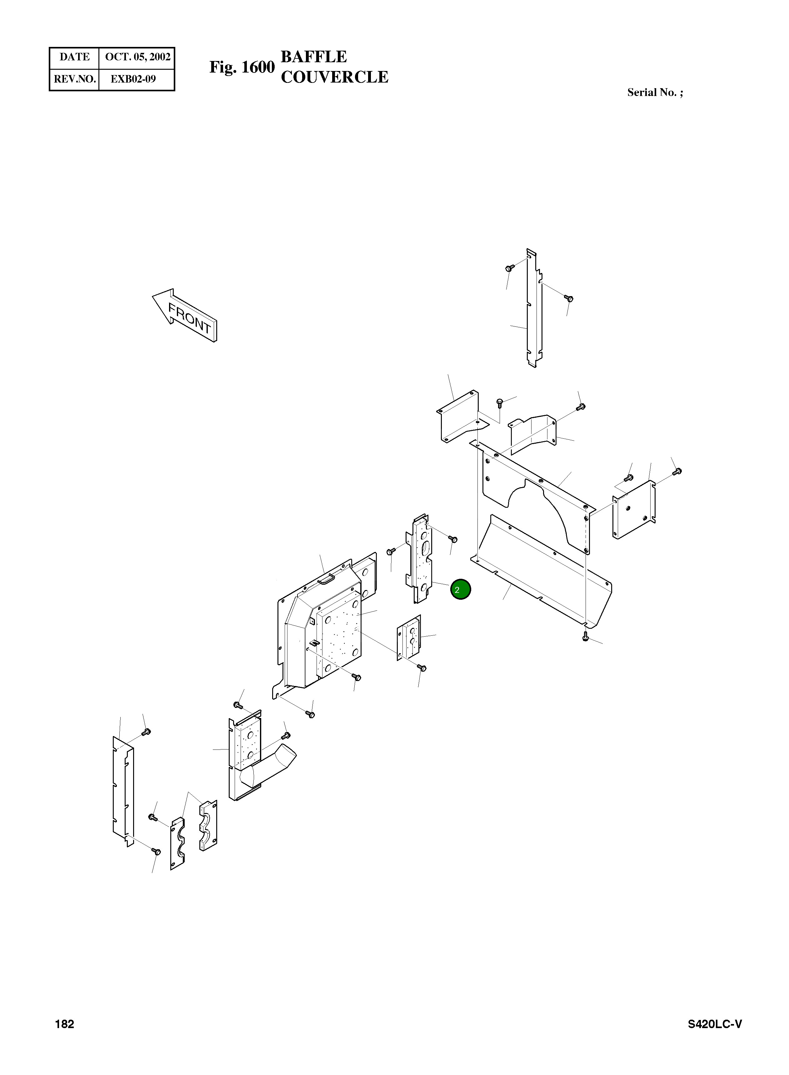 Крышка 621-01993A Komatsu