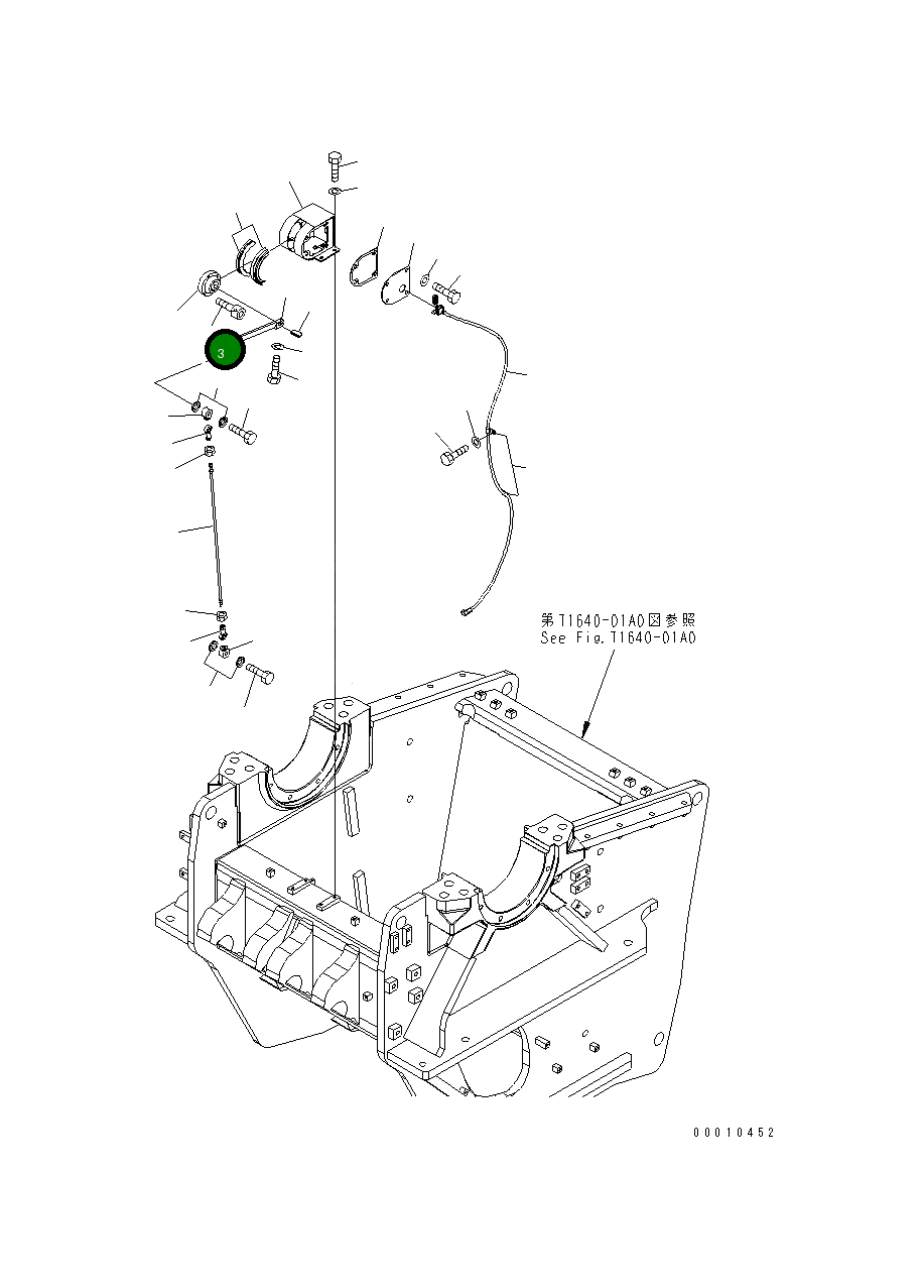Болт 01252-70625 Komatsu