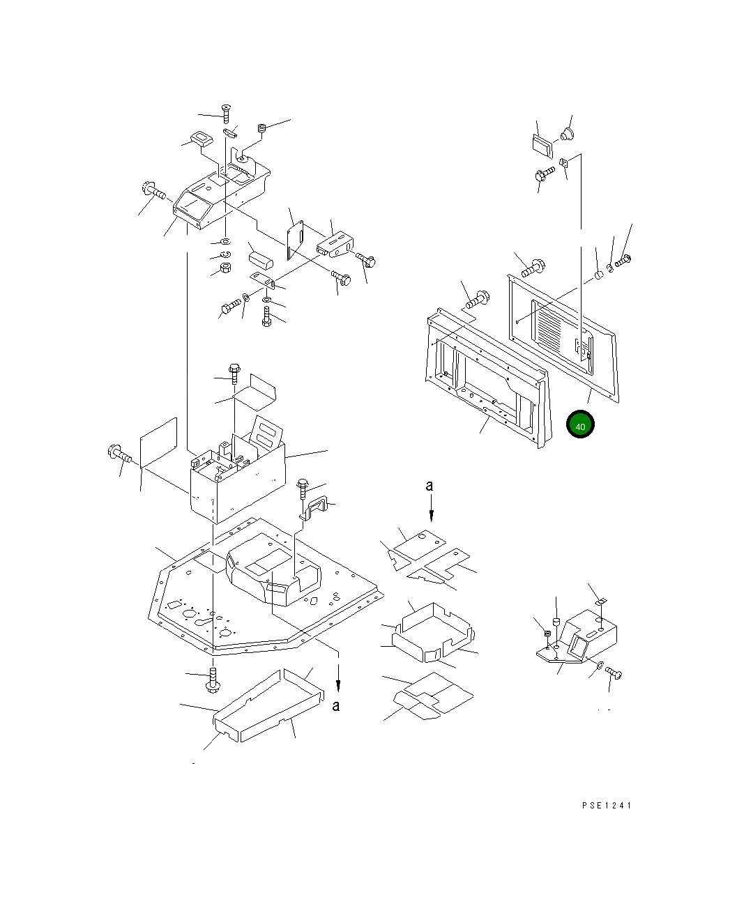 Крышка 428-54-12130 Komatsu