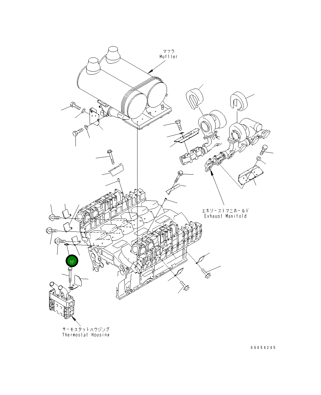 Болт 6219-21-6450 Komatsu