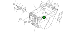 Болт 21T-70-14160 Komatsu