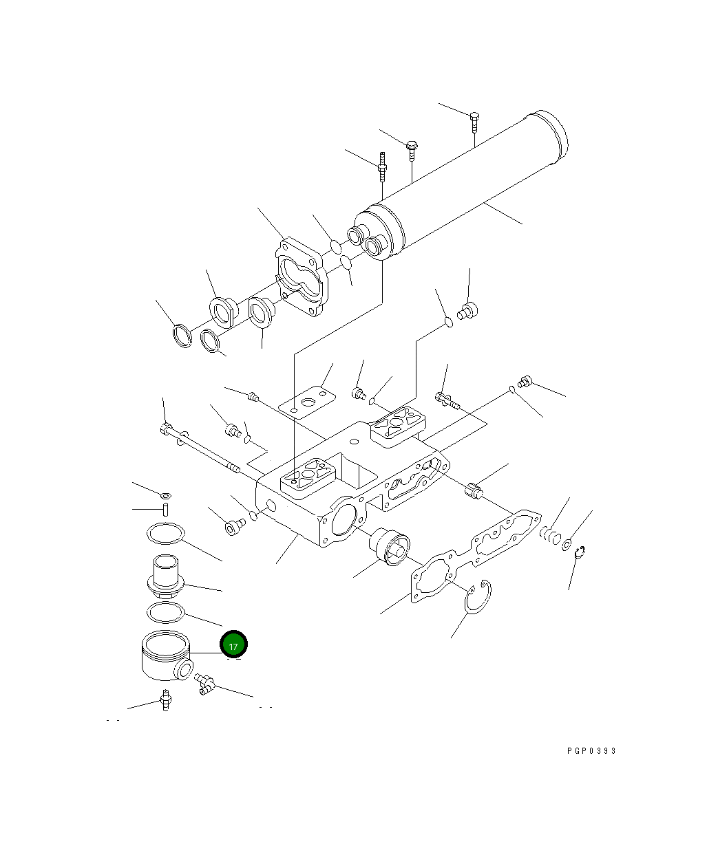 Кольцо уплотнительное (O-Ring) CU3899283  Komatsu