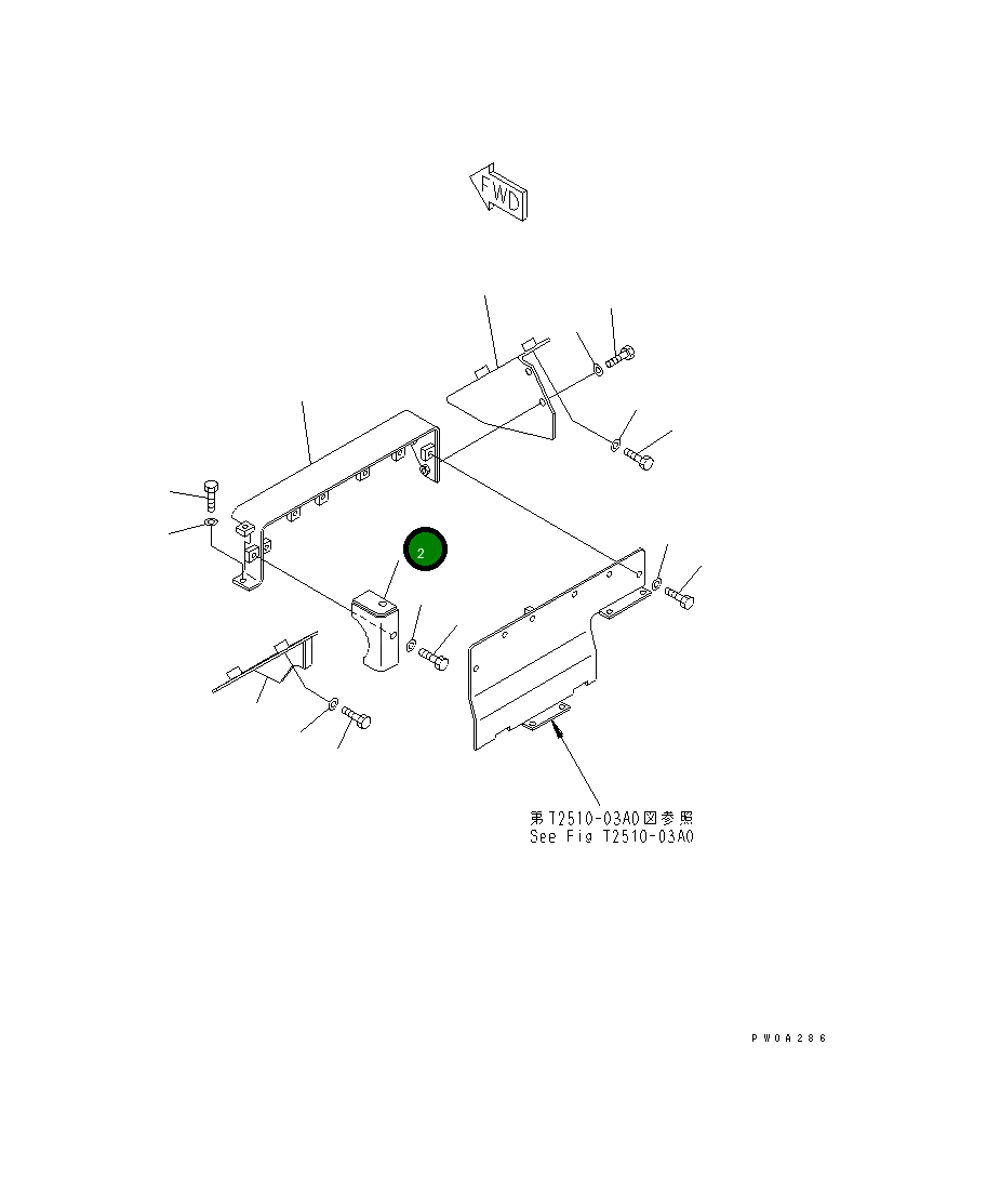 Крышка 124-960-5820 Komatsu
