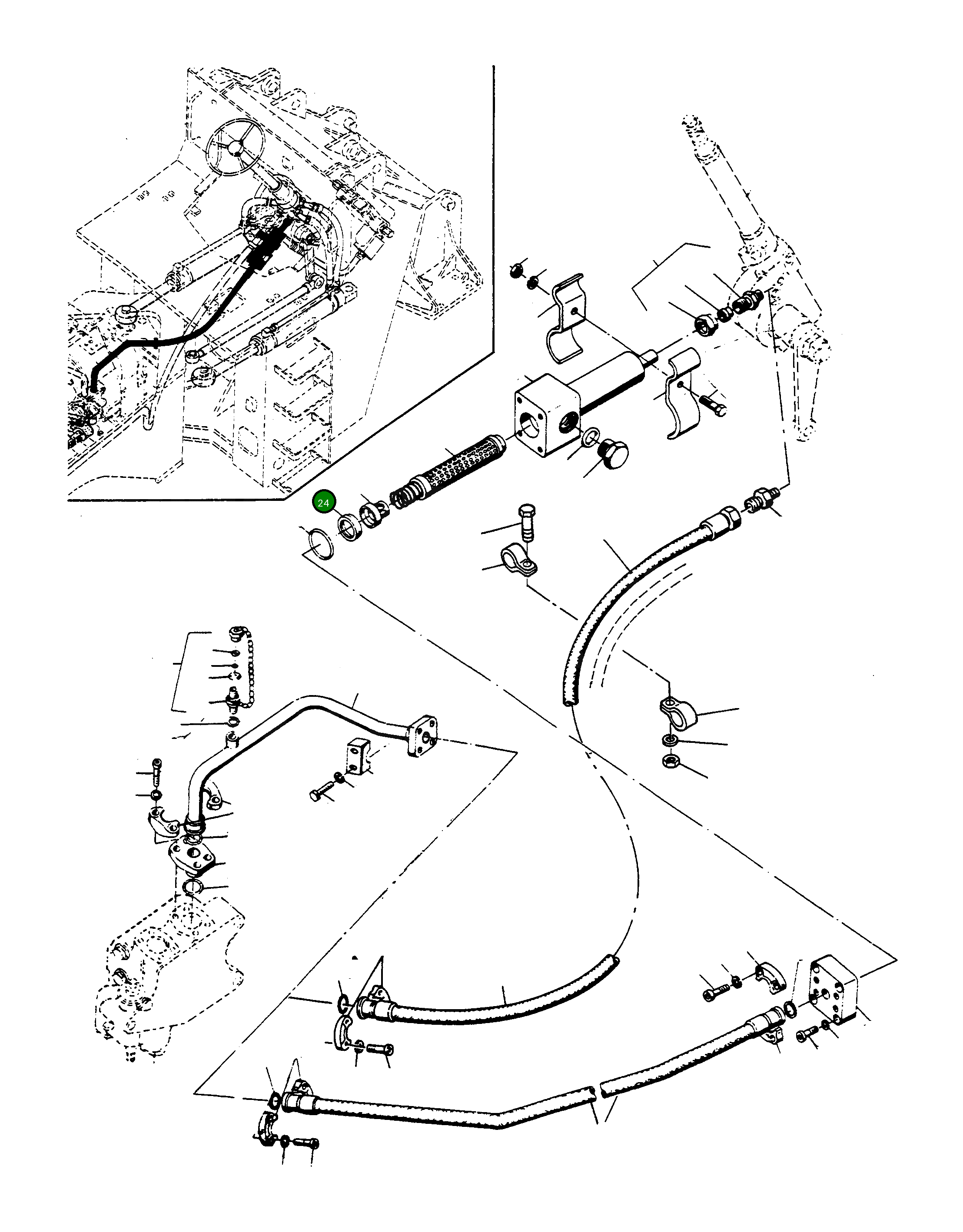 Кольцо 3078415M1 Komatsu