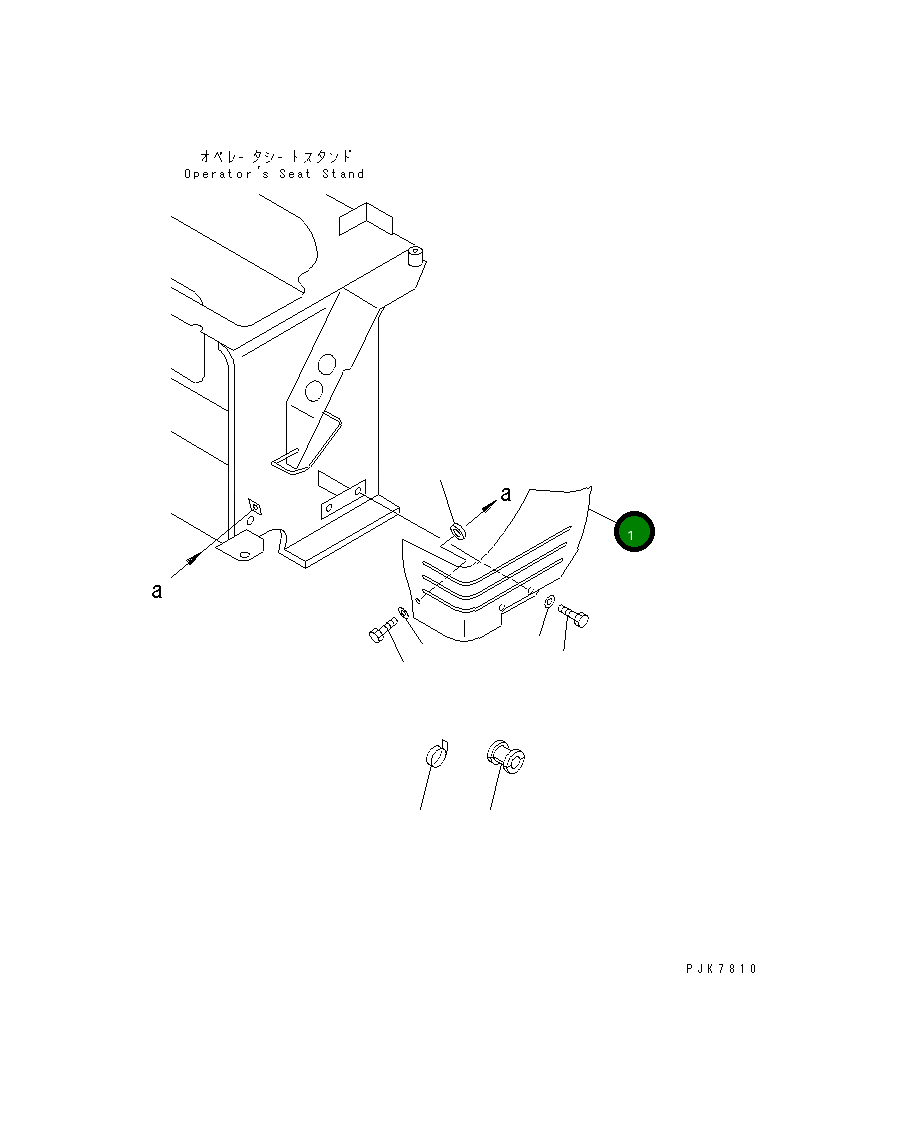 Крышка 21X-54-32770 Komatsu