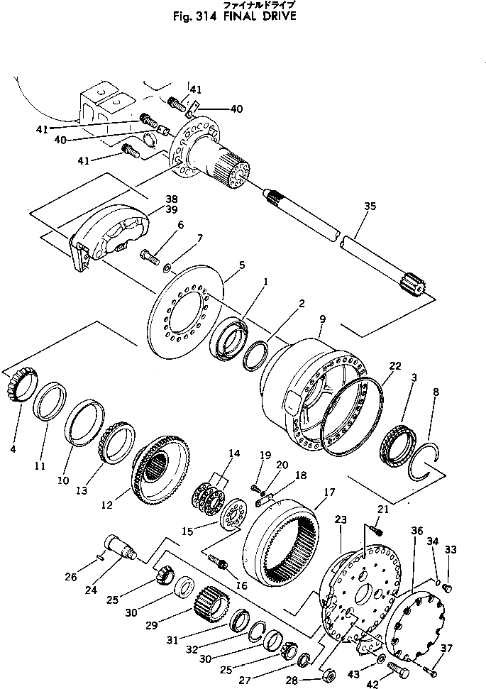 Кольцо 385-11110231  Komatsu