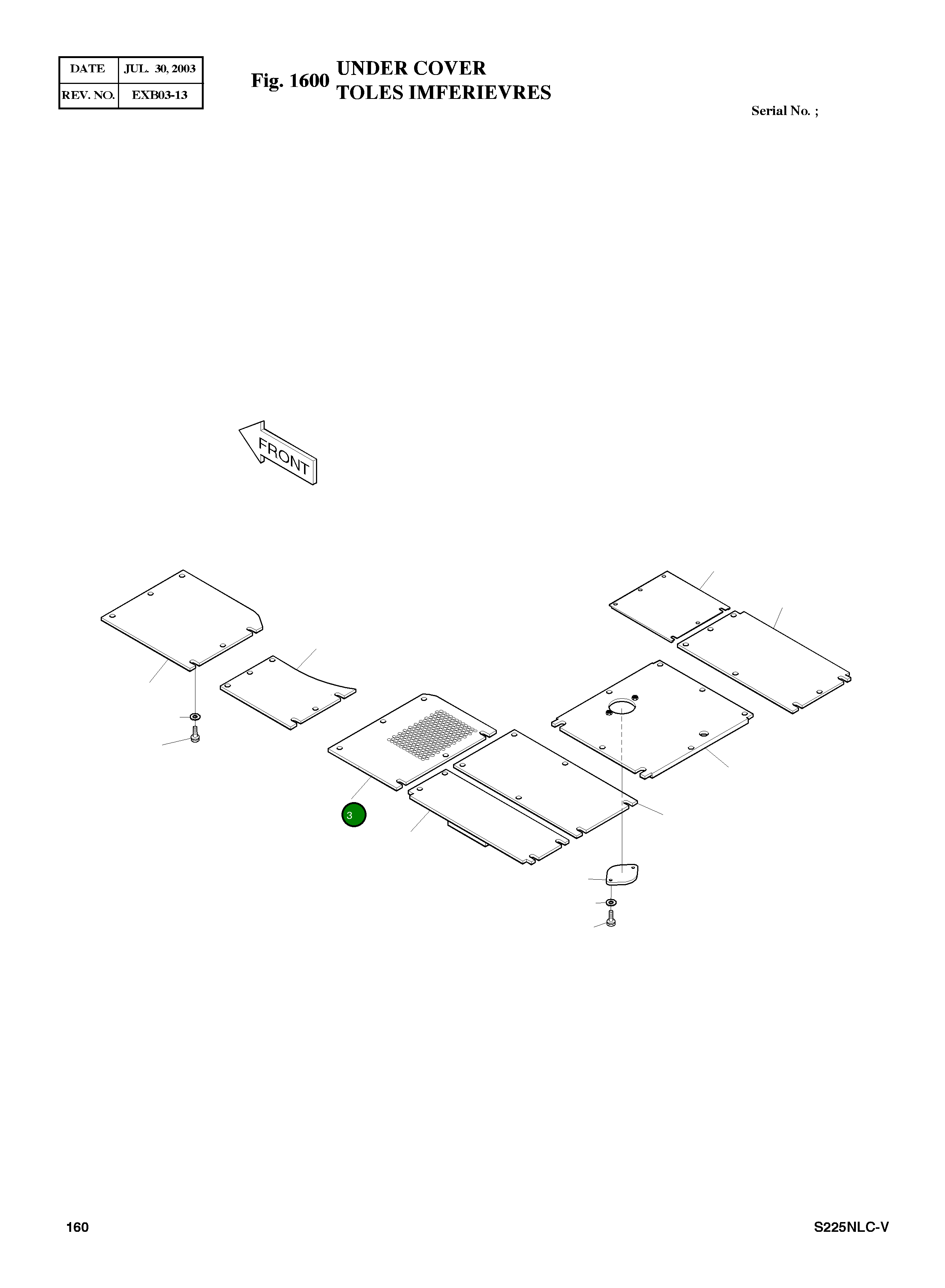Крышка 2627-1690A Komatsu
