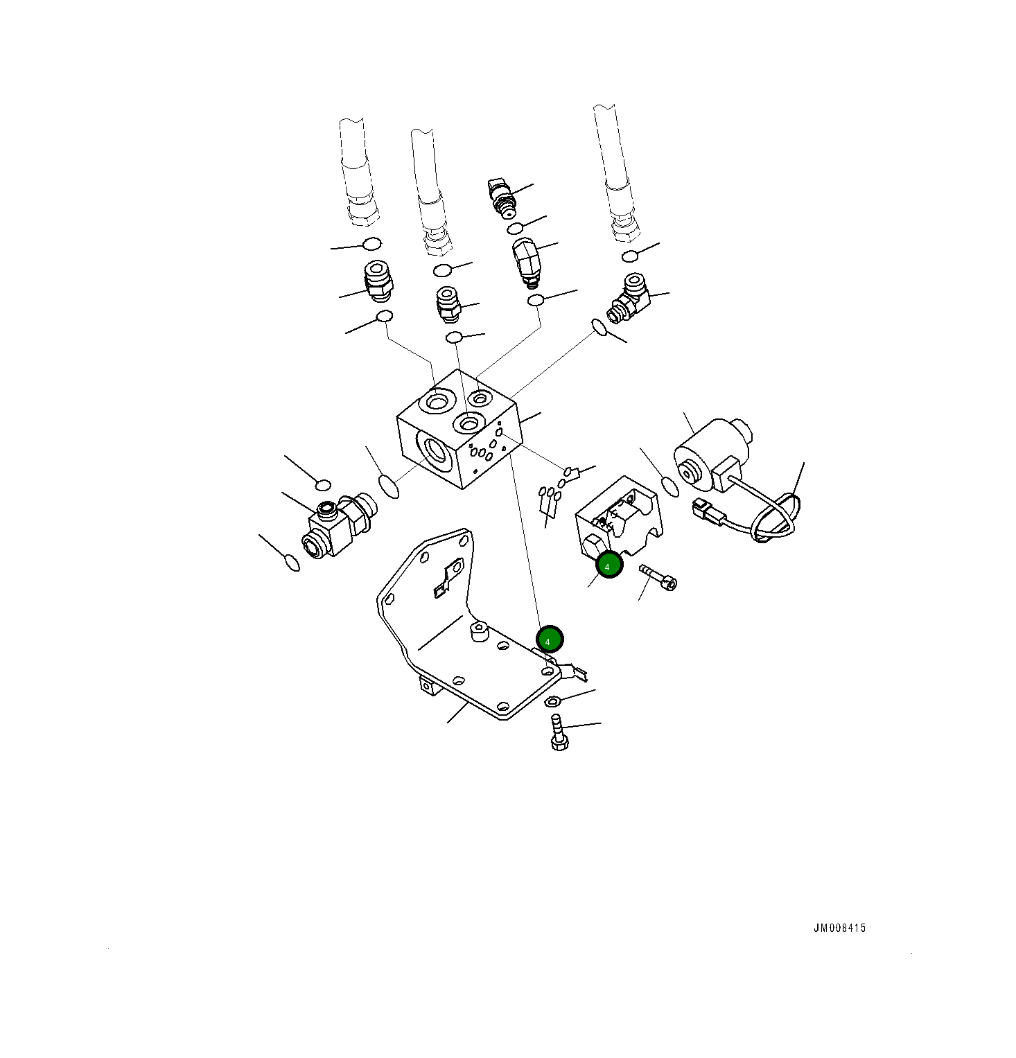 Кольцо уплотнительное (O-Ring) 56D-60-32160 Komatsu