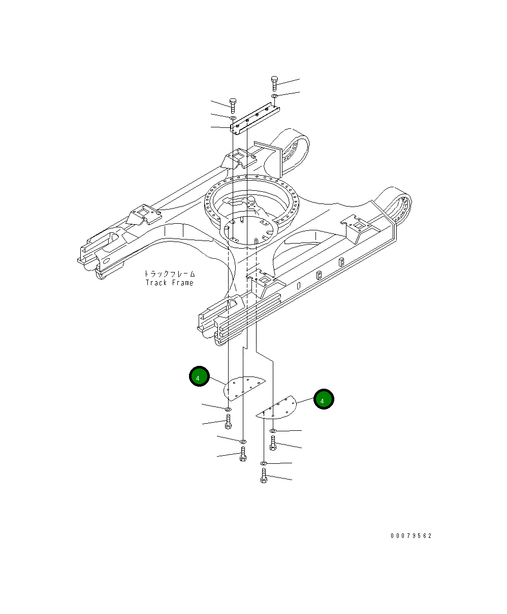 Крышка 206-958-8590  Komatsu