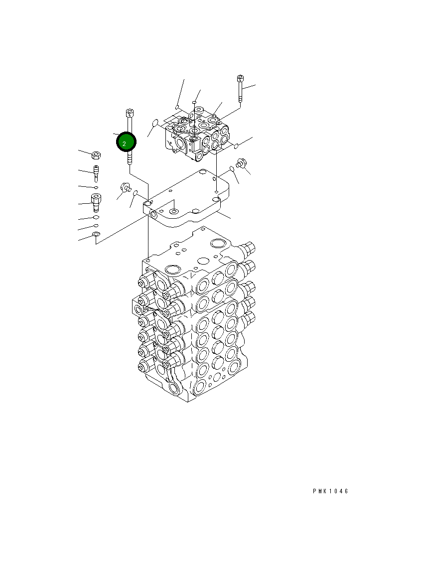 Болт TM0576-098 Komatsu