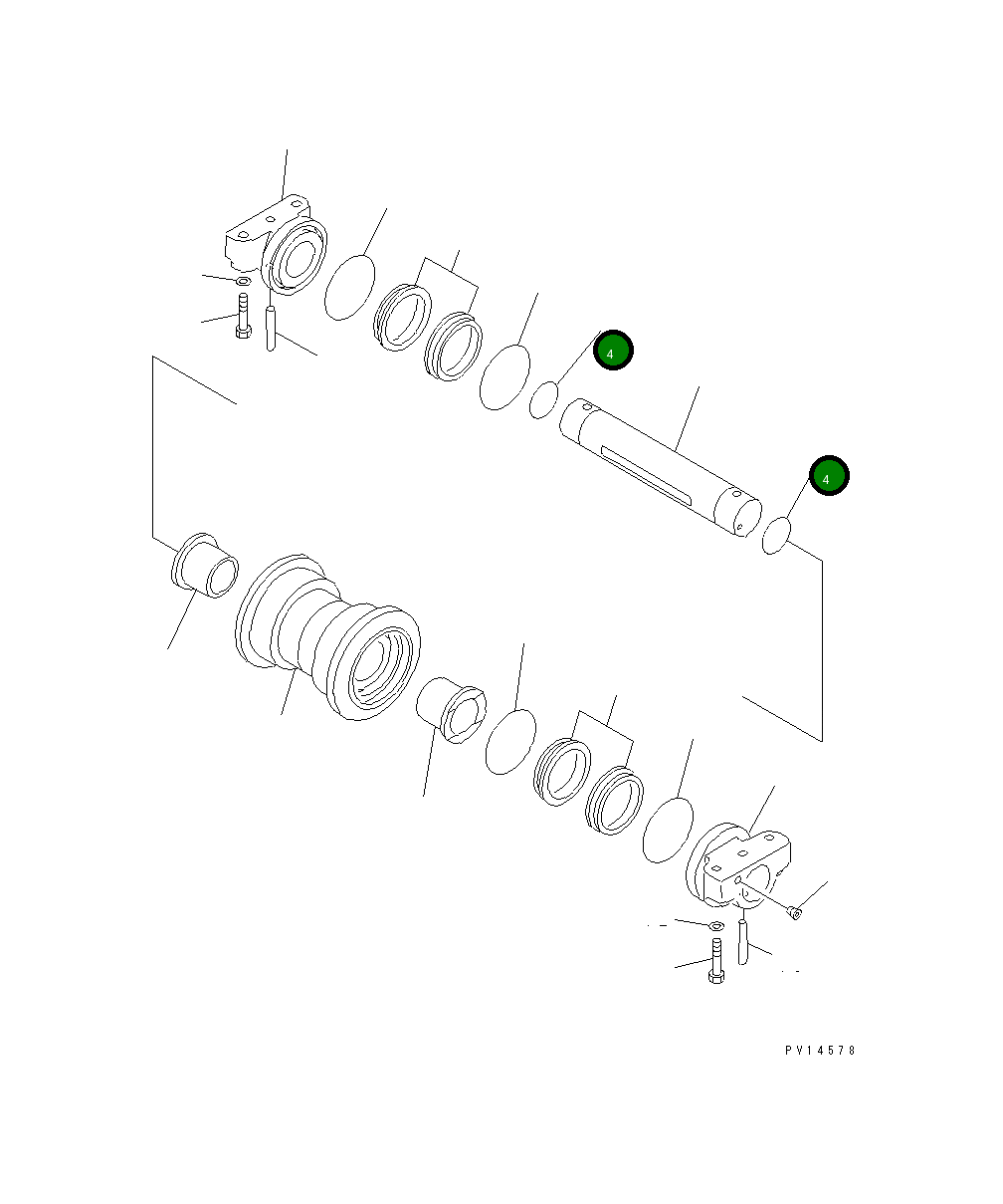 Кольцо уплотнительное (O-Ring) 20Y-30-28330  Komatsu